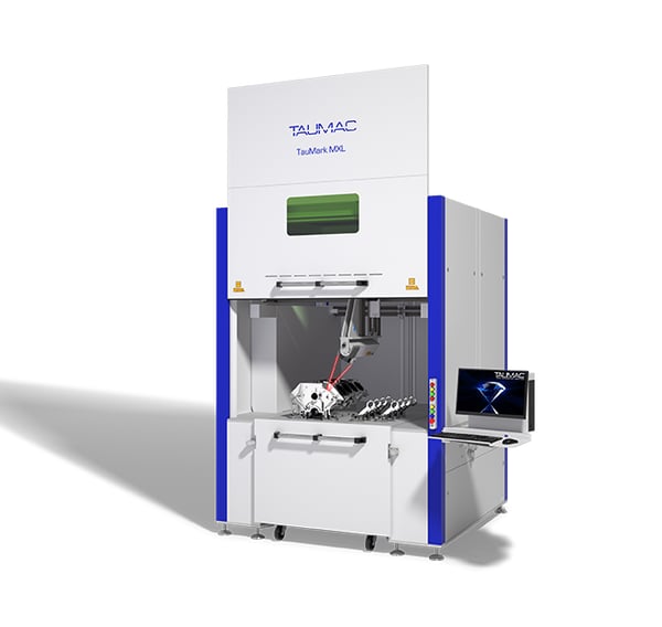 TAUMARK MXL - Marcatrice laser progettata per la lavorazione di oggetti di grandi dimensioni e pesi elevati