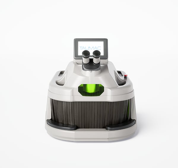 TAUWELD BASE - Saldatrice laser da banco compatta che unisce bassi consumi, precisione elevata e design ergonomico per orafi, odontotecnici e artigiani