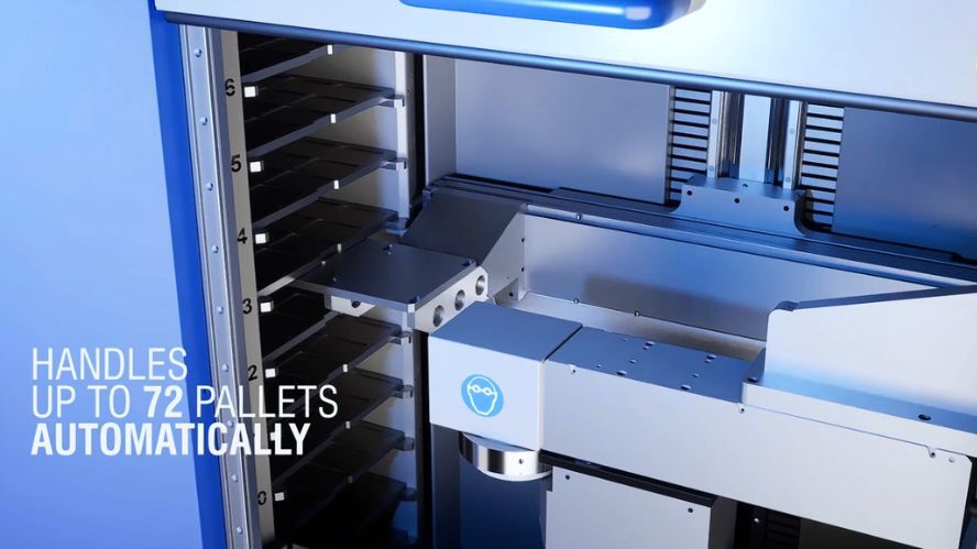 TauMark W72 - Laser Workstation with Automatic Pallet Handling